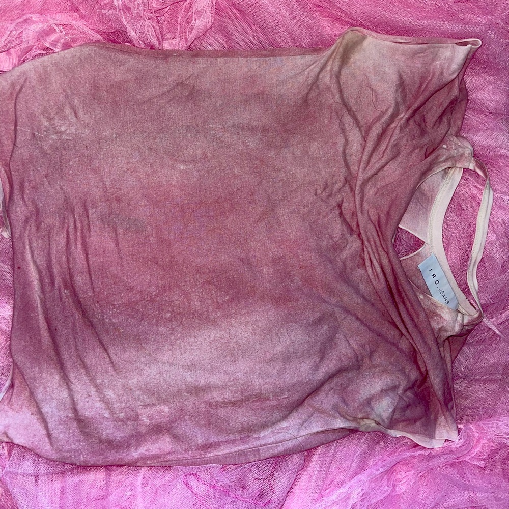 Cute chic back out Tie shirt Variety wear!